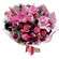 букет из роз и тюльпанов с лилией. Украина