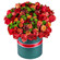 композиция из роз и хризантем в шляпной коробке. Украина
